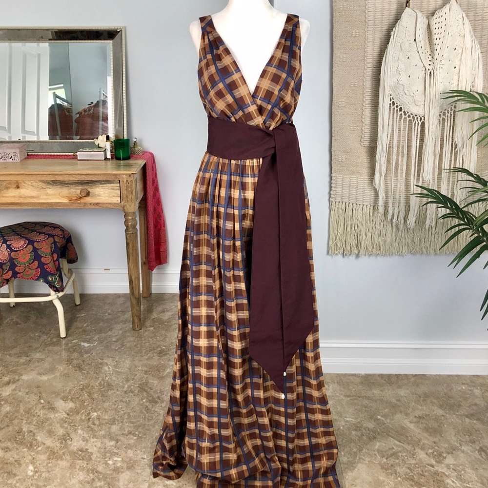 🌟SOLD🌟 Staud Plaid Jumpsuit - Picture 4 of 5